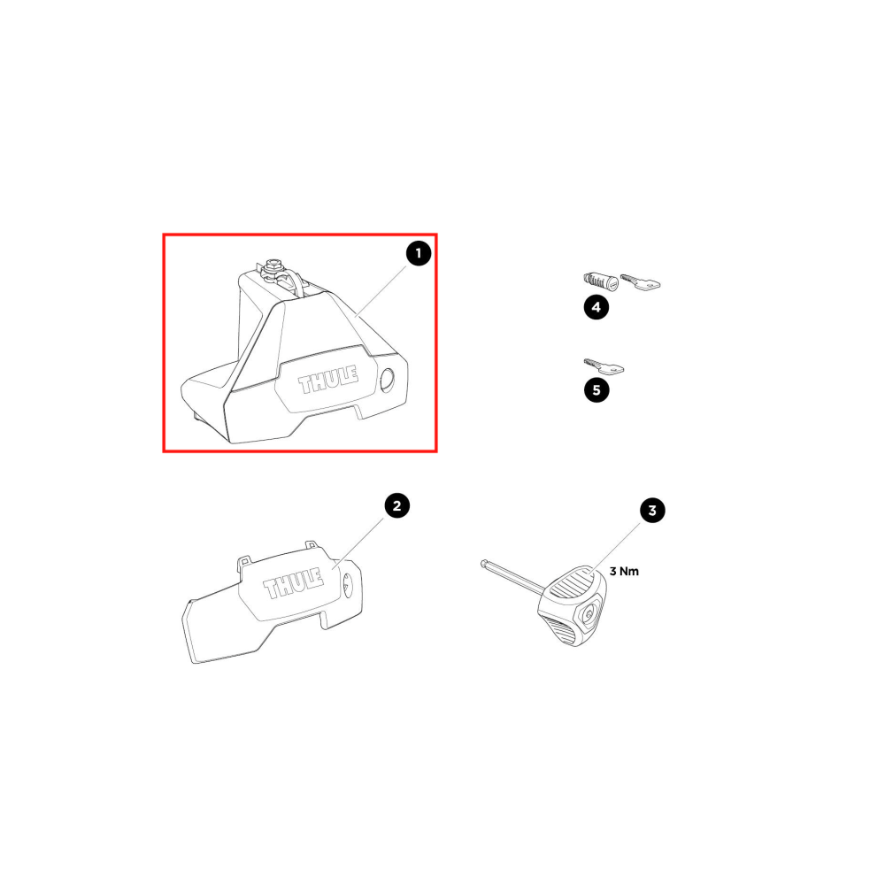 Produktbild von THULE 52343 Ratschengurt G2 922 Aussen Rechts