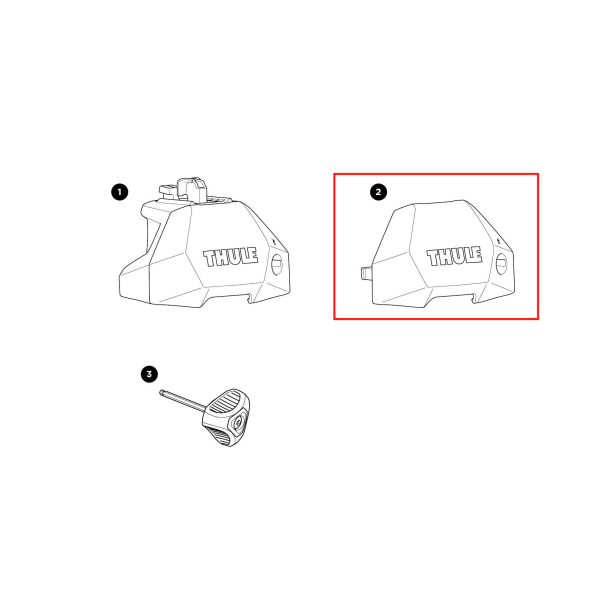 Thule Front Cover Thule Evo Fixpoint vordere Kappe als Ersatzteil