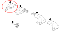 Thule Front Cover Left Thule Edge Clamp linke Kappe als...