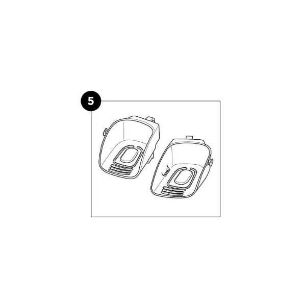 Thule Foot Support Fußstützen für den Fahrradkindersitz Yepp 2 Maxi