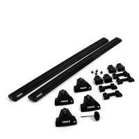 Thule Dachträger inkl. Füße für SKODA Enyaq 5-T SUV 2021- (Bündige Schienen) - schwarz