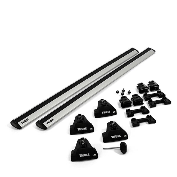 Thule Dachträger inkl. Füße für BMW X2 5-T SUV (U10) 2024- (Bündige Schienen) - silber