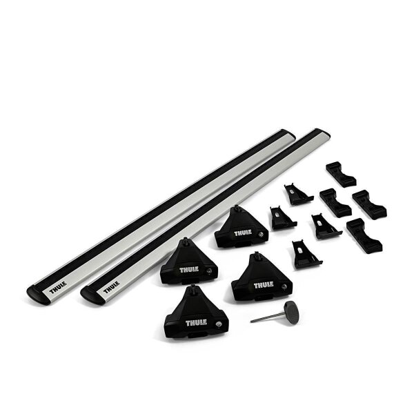 Thule Dachträger inkl. Füße für ALFA ROMEO Junior 5-T SUV 2025- (Normales Dach) - silber