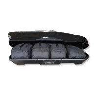 KJUST Taschen Set 4 Stück für Dachbox Thule...