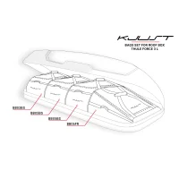 KJUST Taschen Set 4 Stk für Dachbox Thule Force 3 L