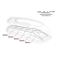 KJUST Taschen Set 5 Stk für Dachbox Thule Force 3 XL